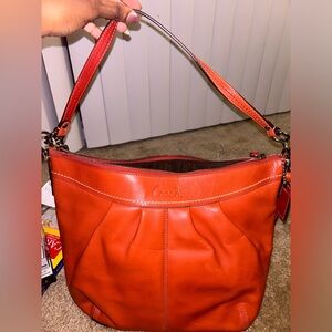 vintage coach red bag